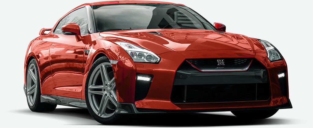 Red Nissan GT-R